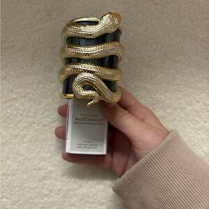 Bath & Body Works Gold Snake Bottle Topper Accessory
